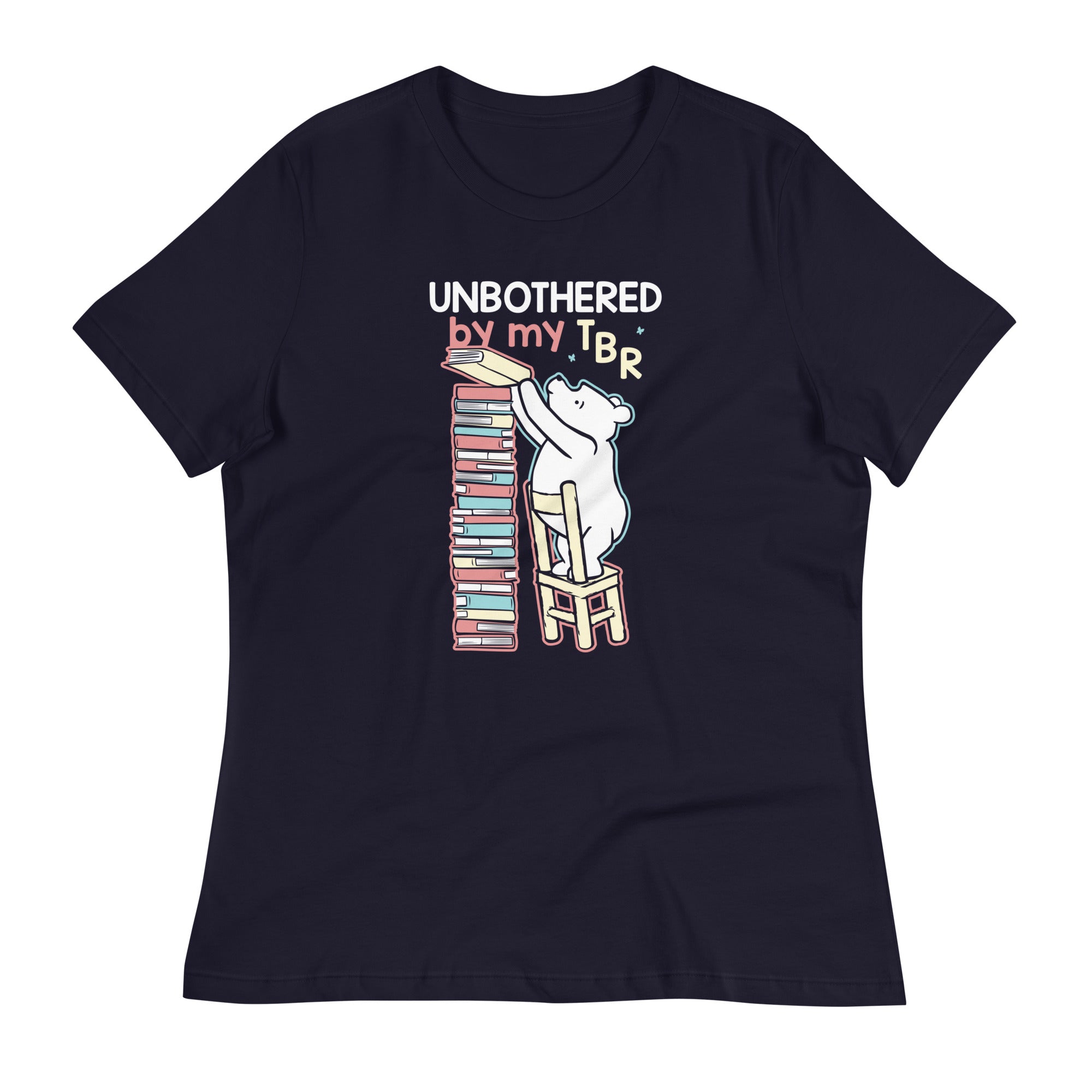 Unbothered By My TBR Women's Signature Tee Hoodie, Sweatshirt | CoreVibeTees.com (Image 2)