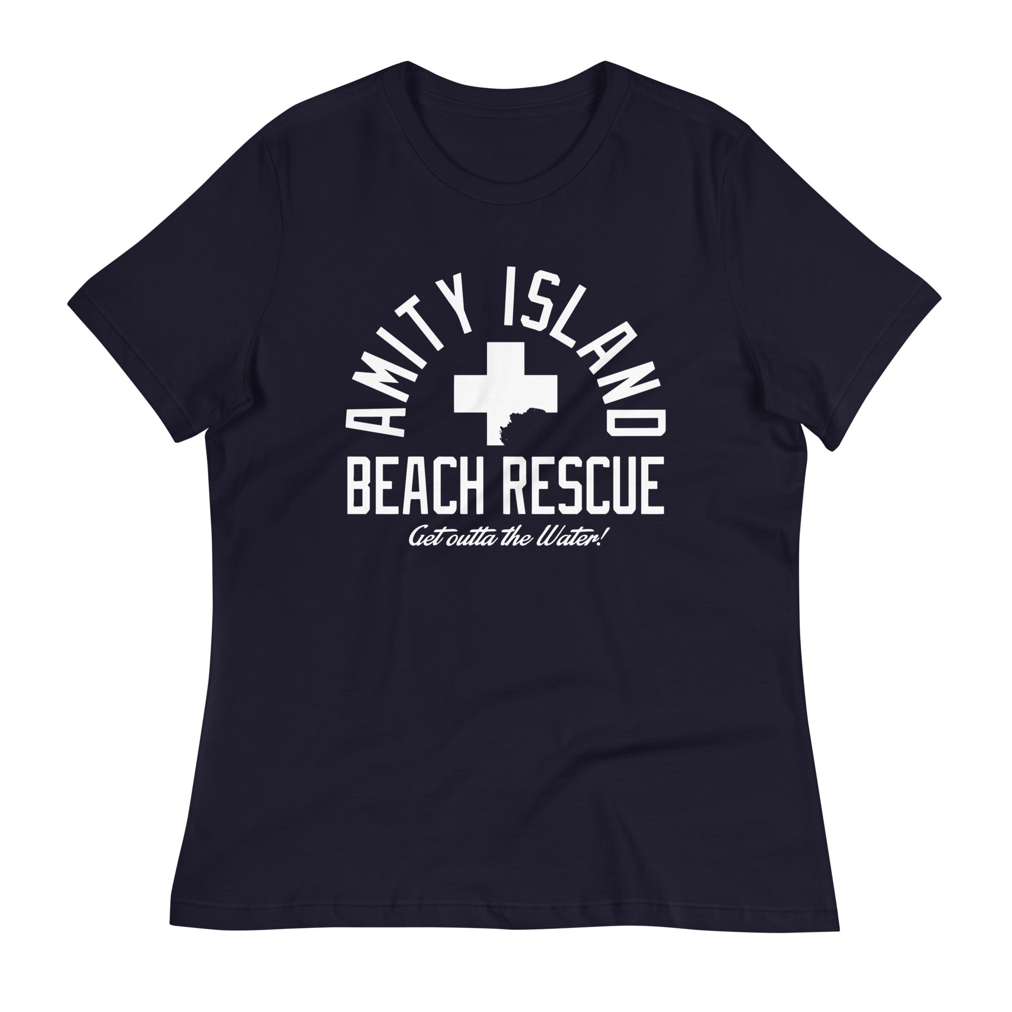 Amity Island Beach Rescue Women's Signature Tee