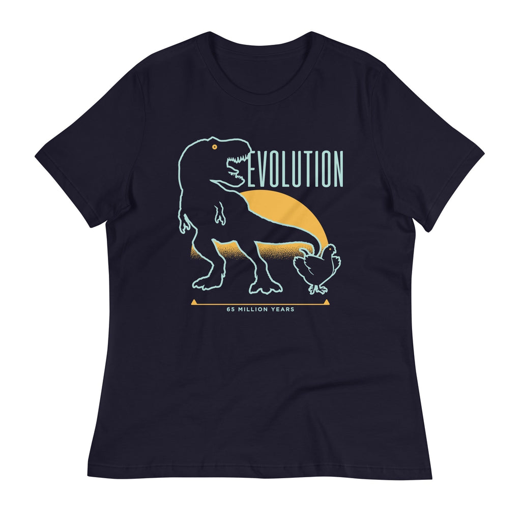 Dinosaur Evolution Women's Signature Tee Hoodie, Sweatshirt | CoreVibeTees.com (Image 1)