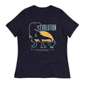 Dinosaur Evolution Women's Signature Tee Hoodie, Sweatshirt | CoreVibeTees.com (Image 1)