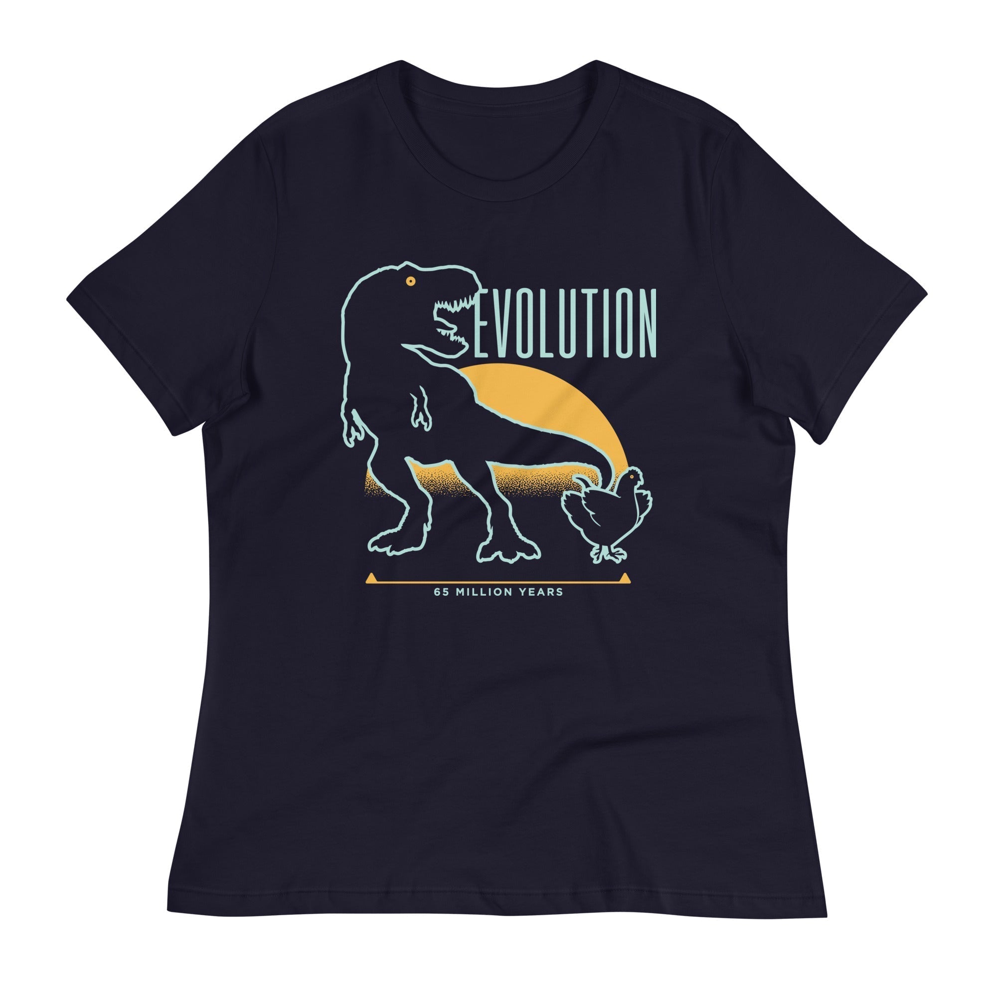 Dinosaur Evolution Women's Signature Tee Hoodie, Sweatshirt | CoreVibeTees.com (Image 1)