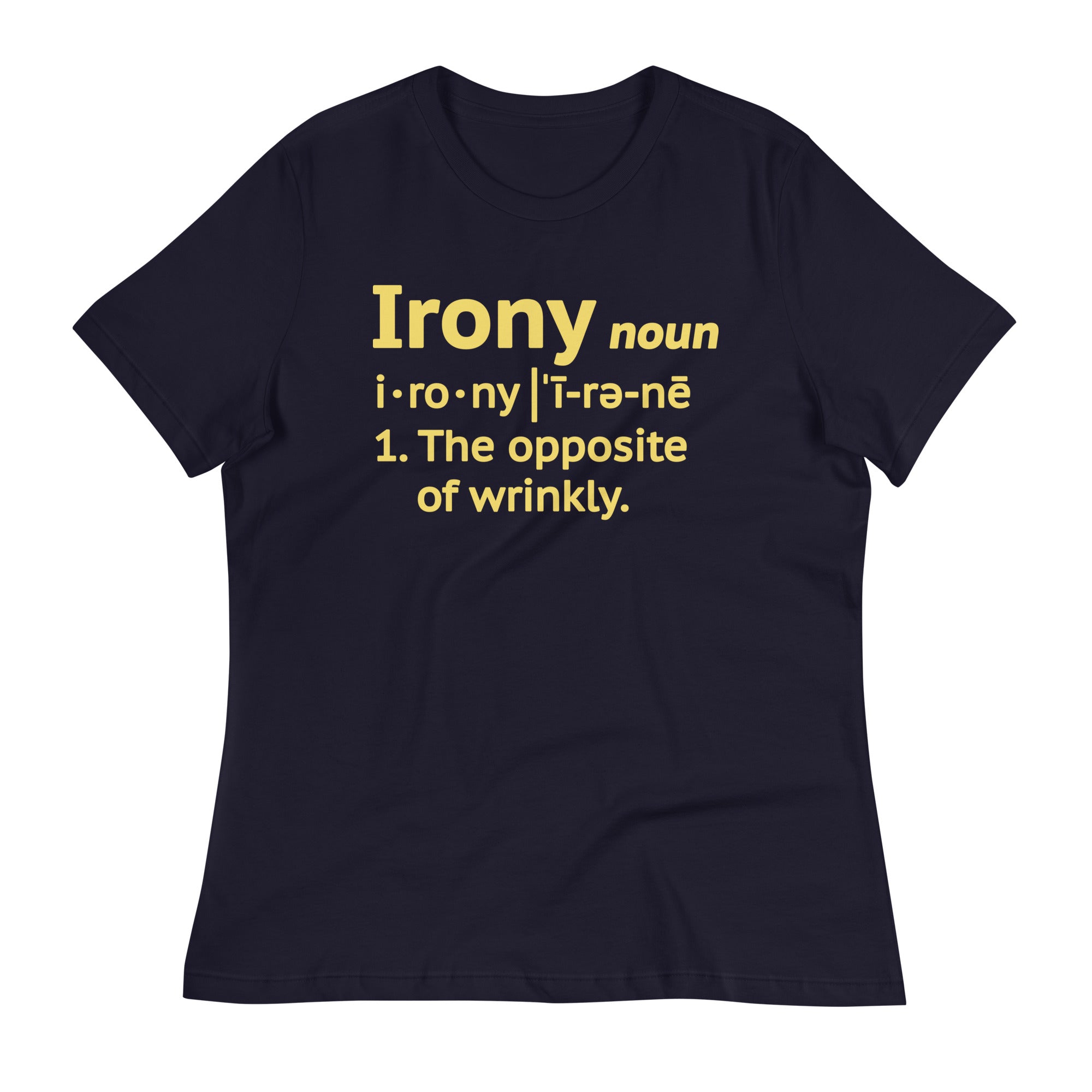 Irony Definition Women's Signature Tee Hoodie, Sweatshirt | CoreVibeTees.com (Image 1)