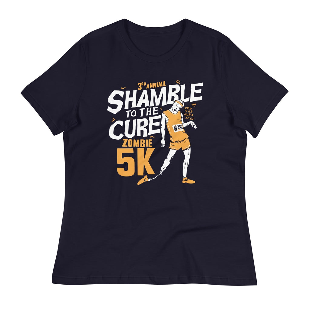 Shamble To The Cure Zombie 5K Women's Signature Tee Hoodie, Sweatshirt | CoreVibeTees.com (Image 1)