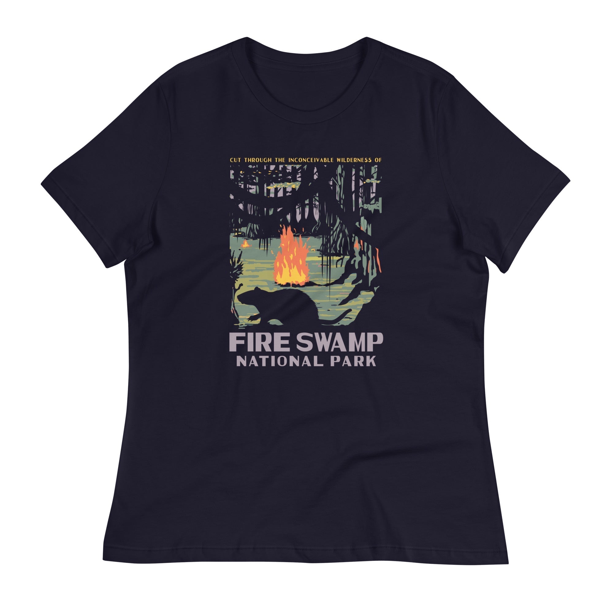 Fire Swamp National Park Women's Signature Tee Hoodie, Sweatshirt | CoreVibeTees.com (Image 3)