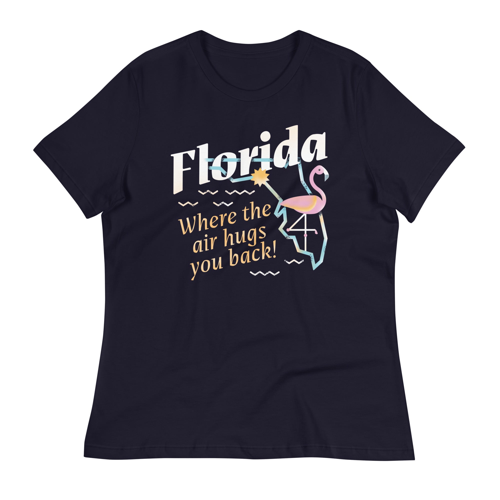 Florida Where The Air Hugs You Back Women's Signature Tee