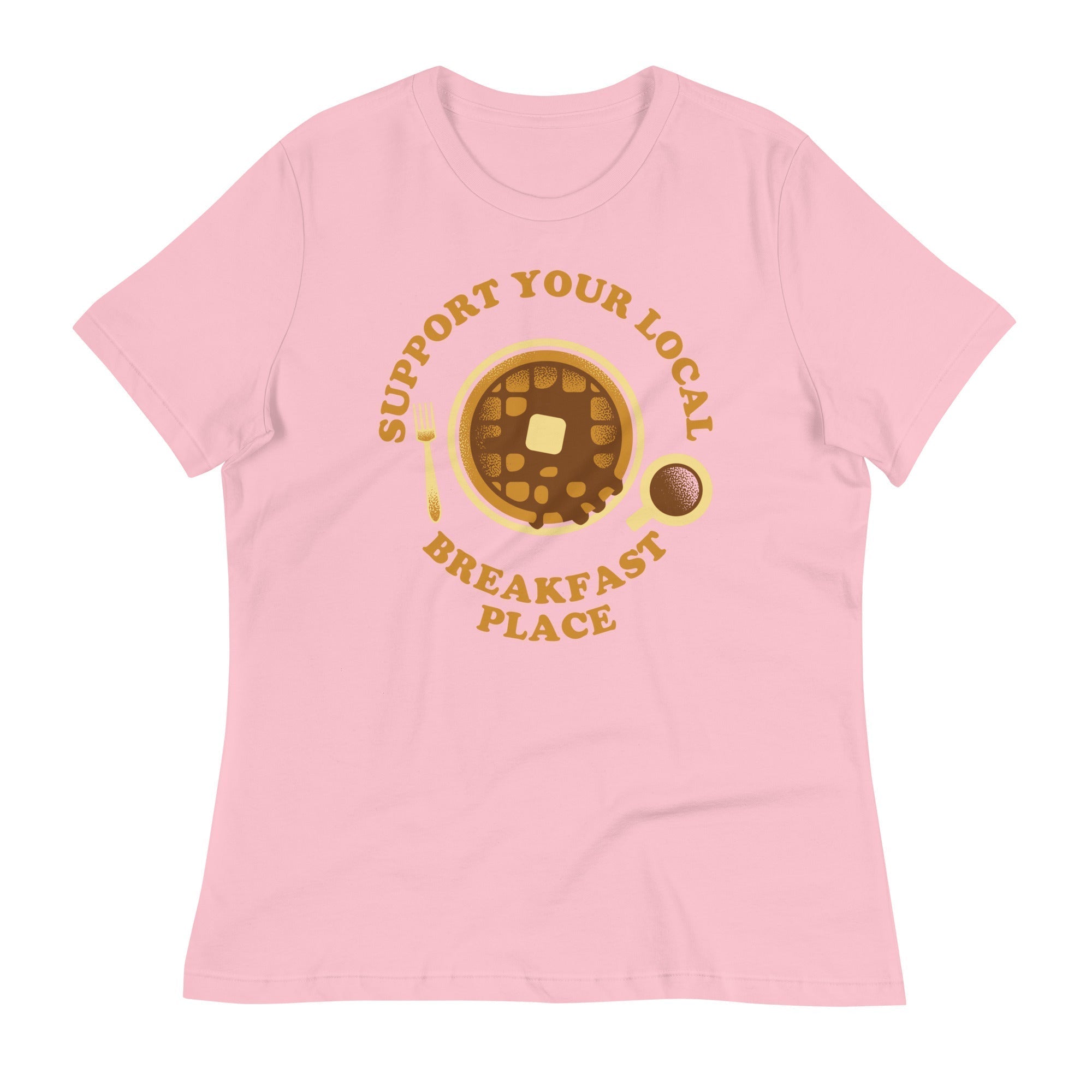 Support Your Local Breakfast Place Women's Signature Tee Hoodie, Sweatshirt | CoreVibeTees.com (Image 4)
