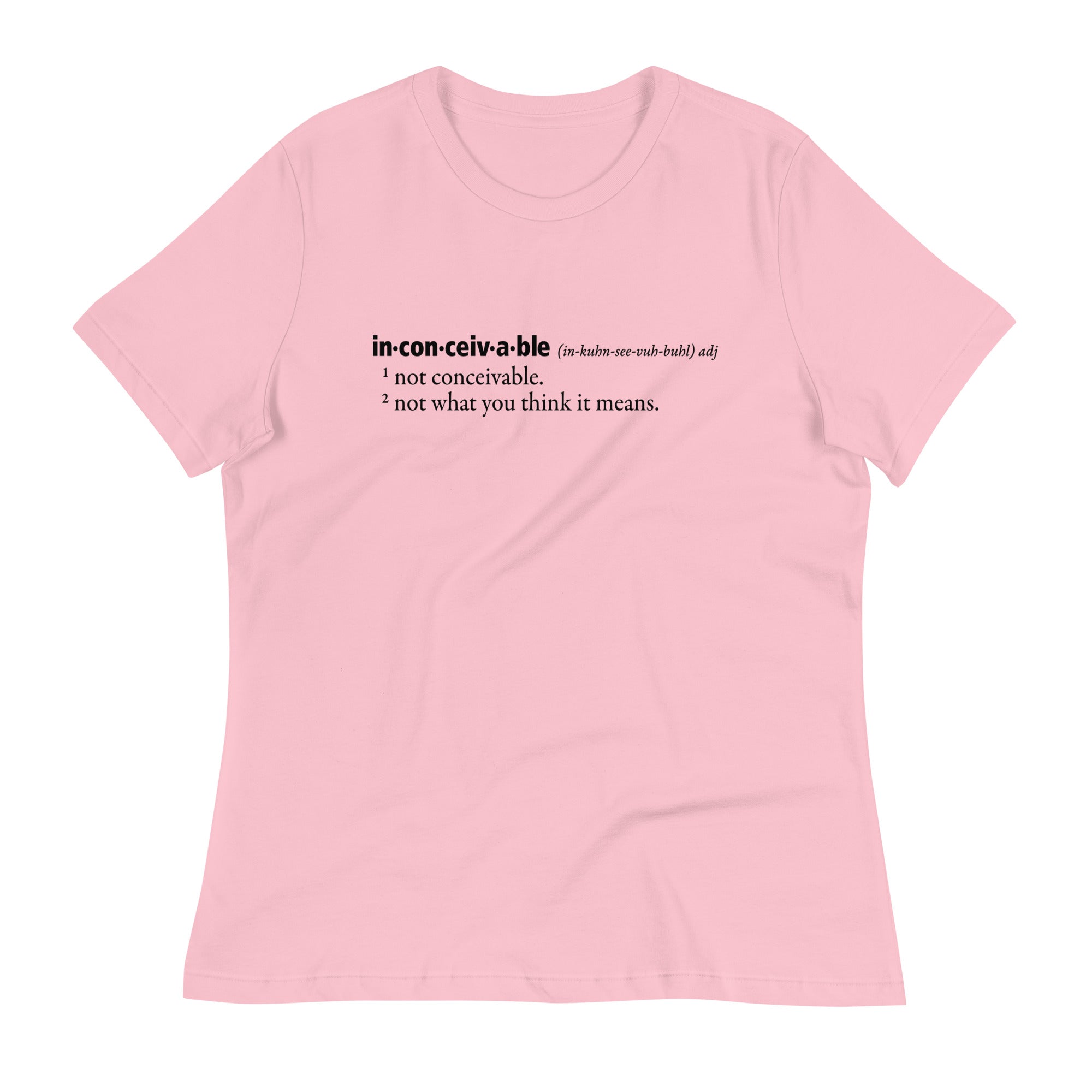 Inconceivable Definition Women's Signature Tee Hoodie, Sweatshirt | CoreVibeTees.com (Image 5)