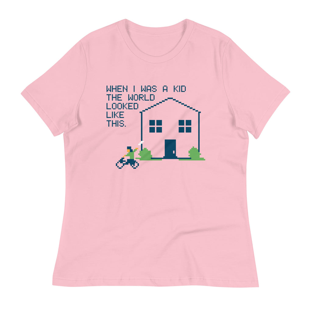 When I Was A Kid The World Women's Signature Tee Hoodie, Sweatshirt | CoreVibeTees.com (Image 4)