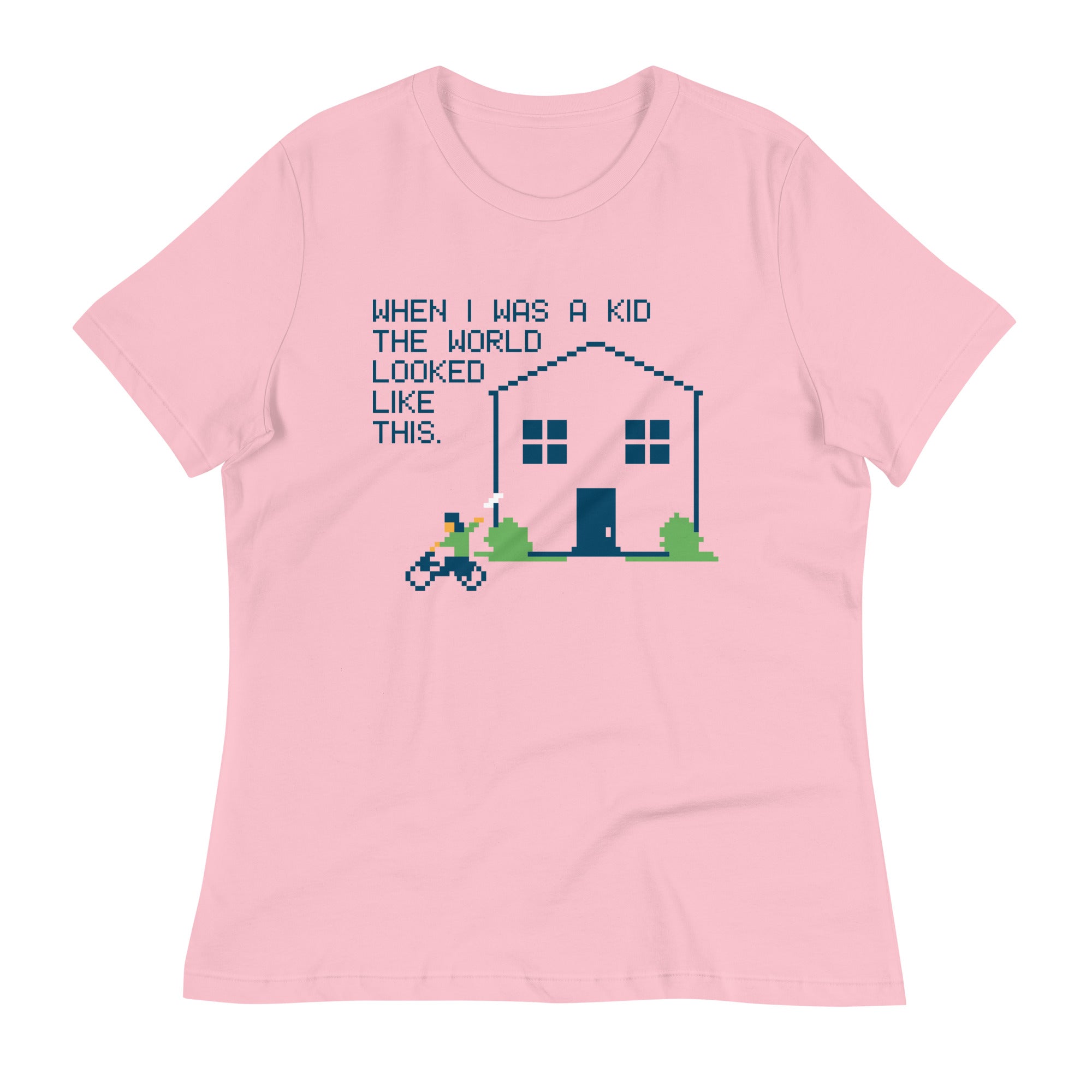 When I Was A Kid The World Women's Signature Tee Hoodie, Sweatshirt | CoreVibeTees.com (Image 4)