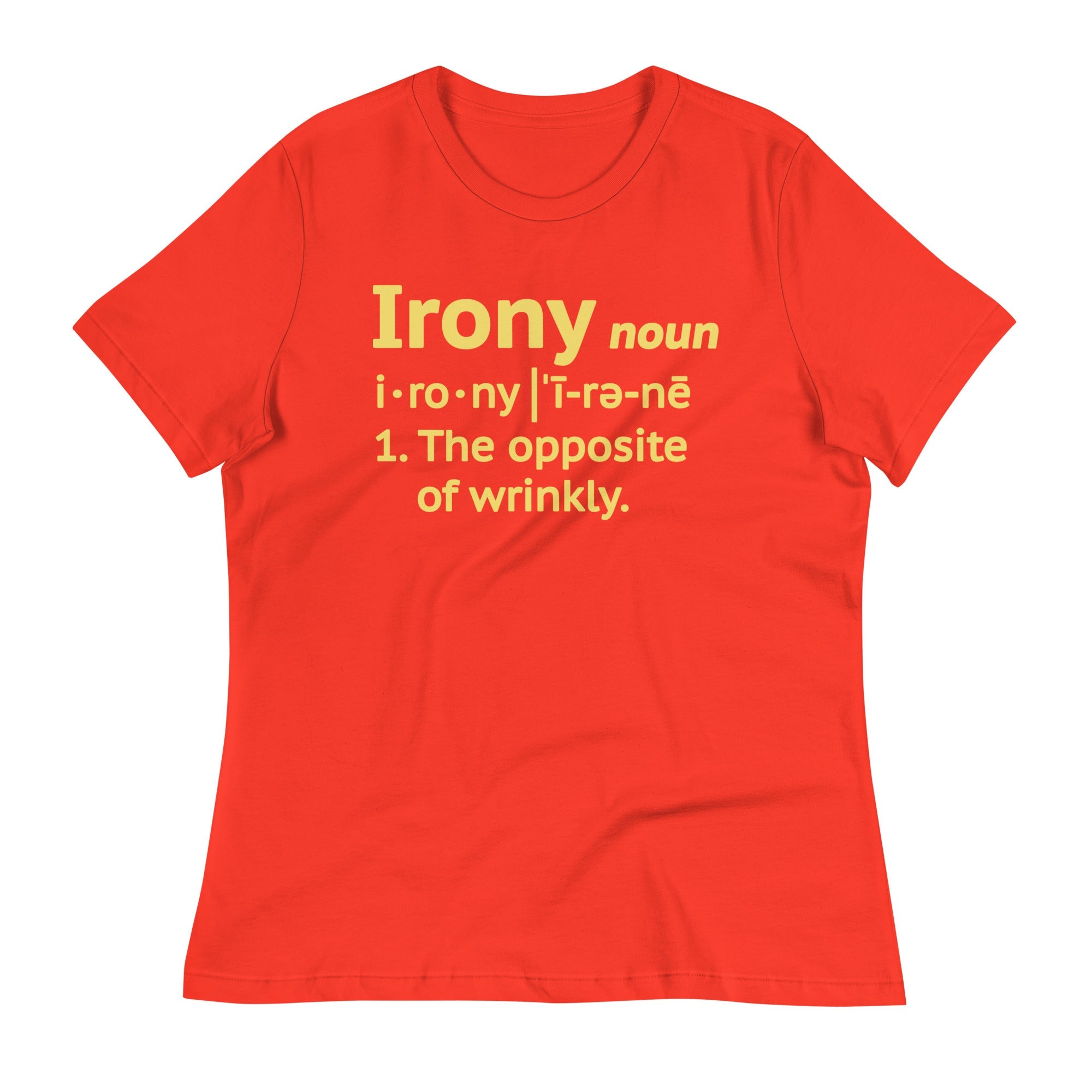 Irony Definition Women's Signature Tee Hoodie, Sweatshirt | CoreVibeTees.com (Image 4)