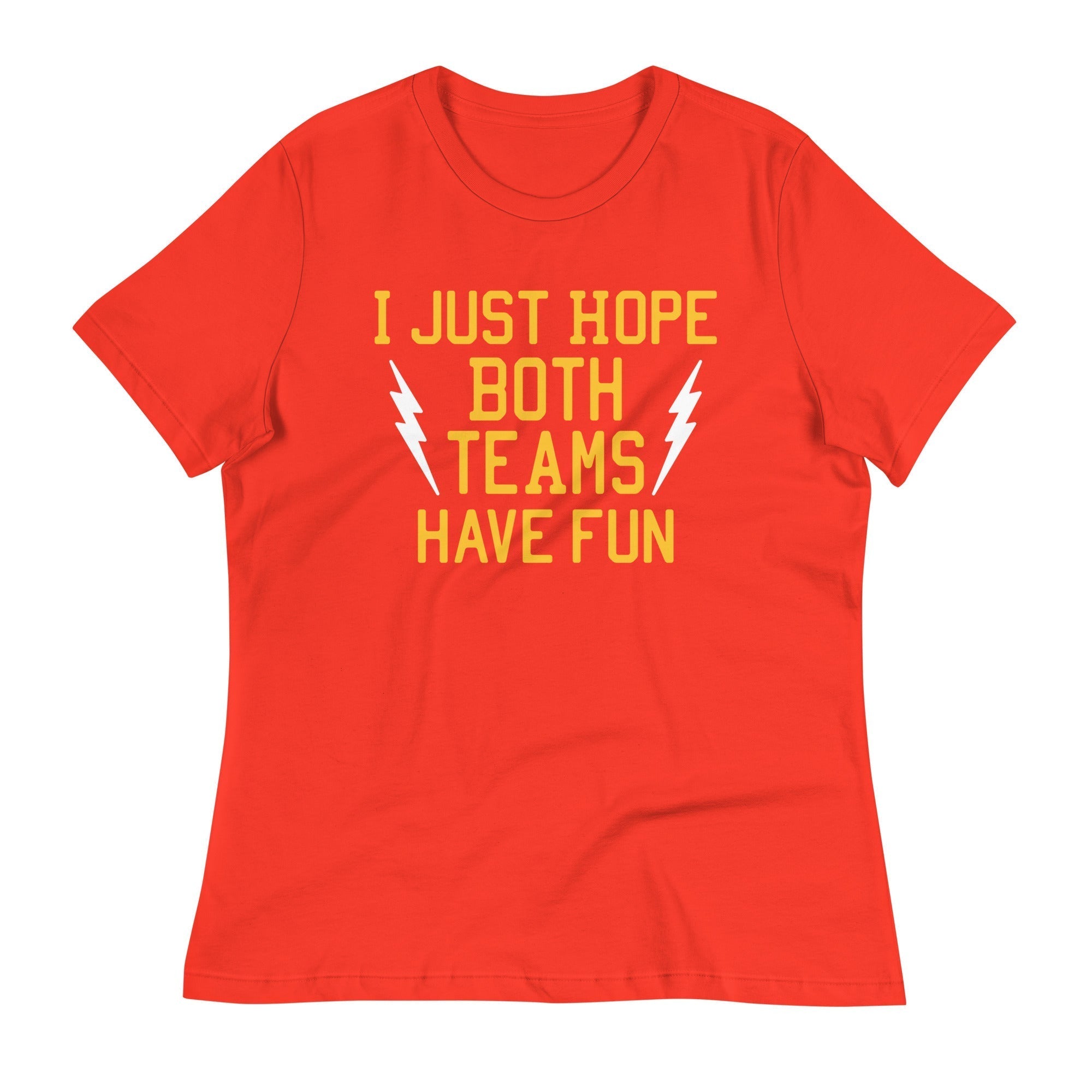 I Just Hope Both Teams Have Fun Women's Signature Tee Hoodie, Sweatshirt | CoreVibeTees.com (Image 5)