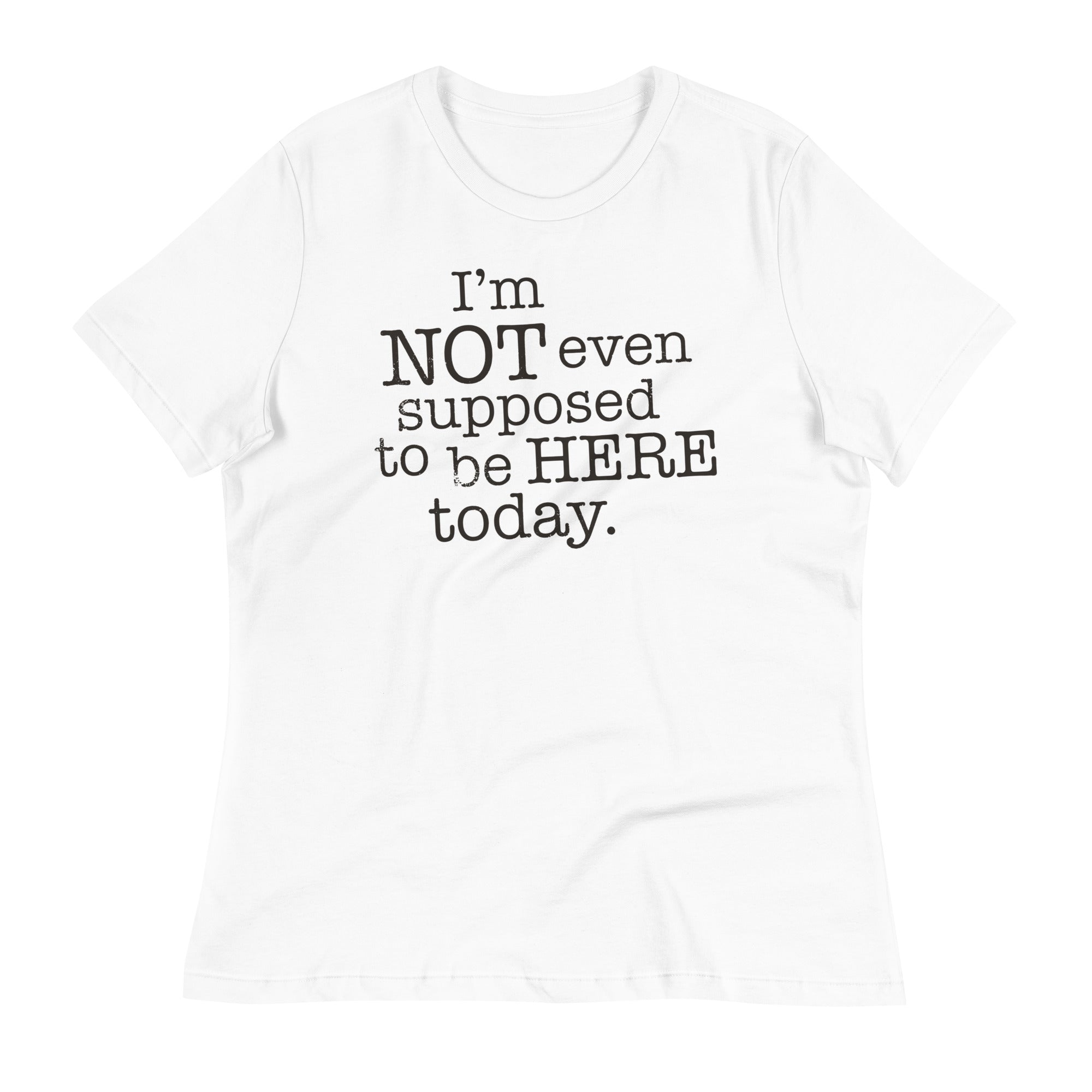 I'm Not Even Supposed To Be Here Today Women's Signature Tee Hoodie, Sweatshirt | CoreVibeTees.com (Image 5)