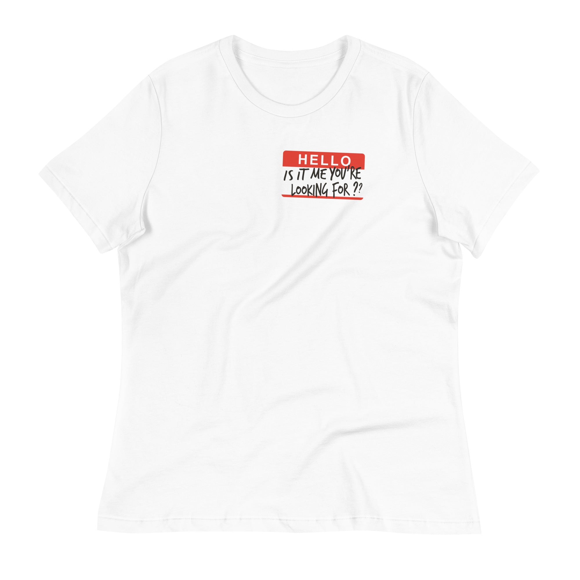 Hello, Is It Me You're Looking For? Women's Signature Tee Hoodie, Sweatshirt | CoreVibeTees.com (Image 5)