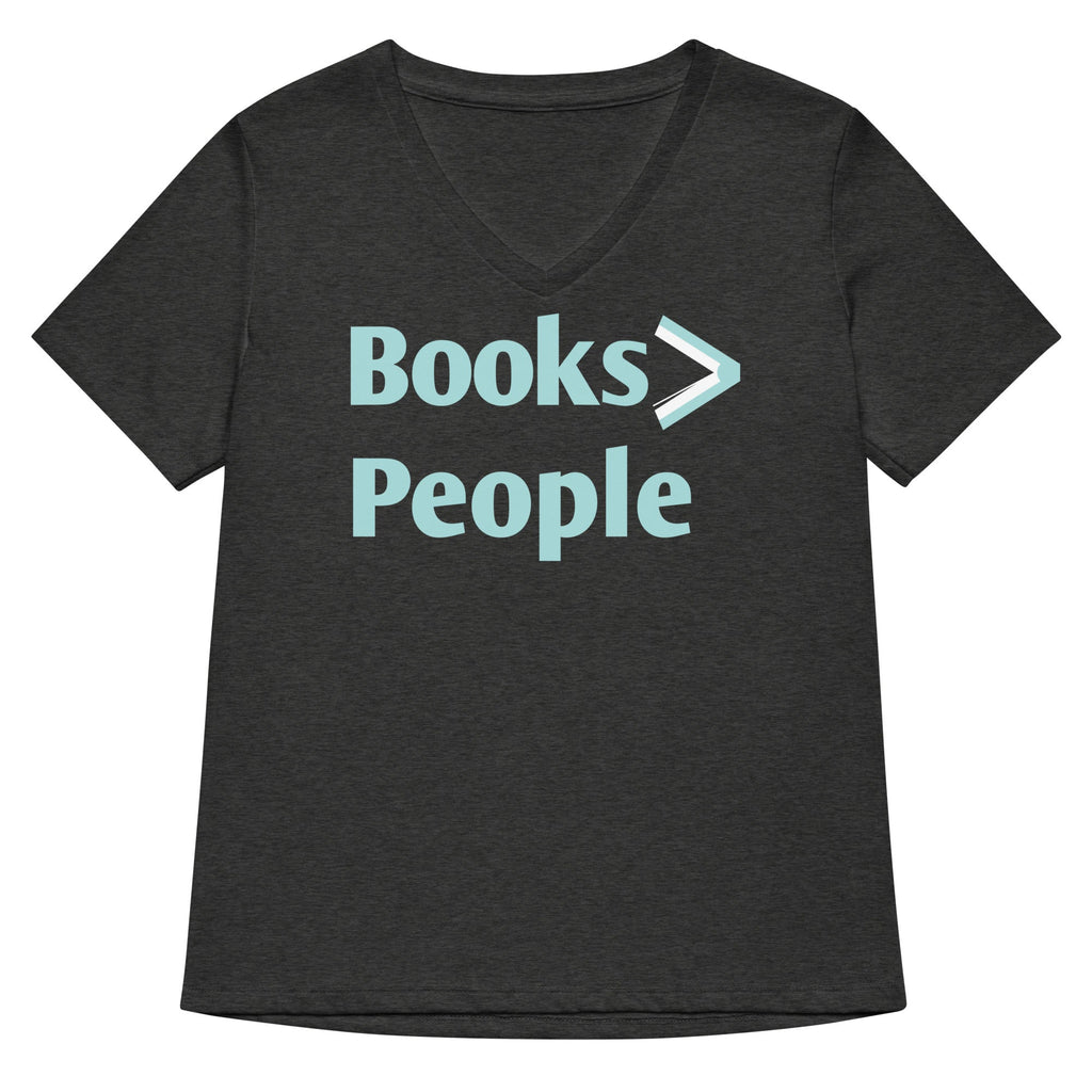Books>People Women's V-Neck Tee Hoodie, Sweatshirt | CoreVibeTees.com (Image 3)