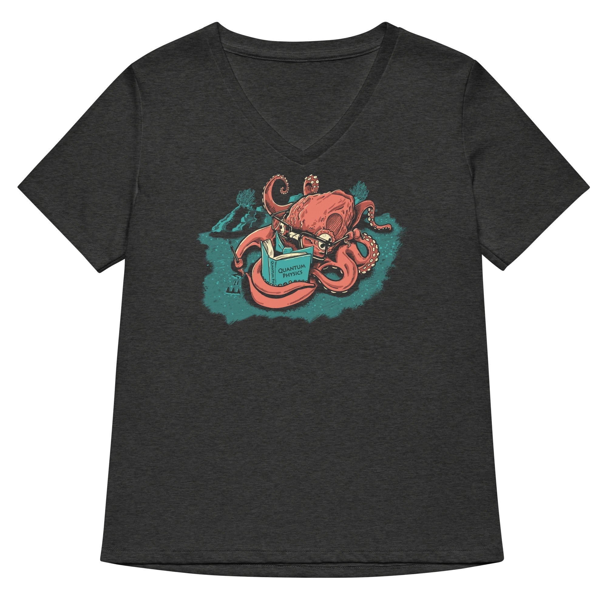 Octonerd Women's V-Neck Tee Hoodie, Sweatshirt | CoreVibeTees.com (Image 3)