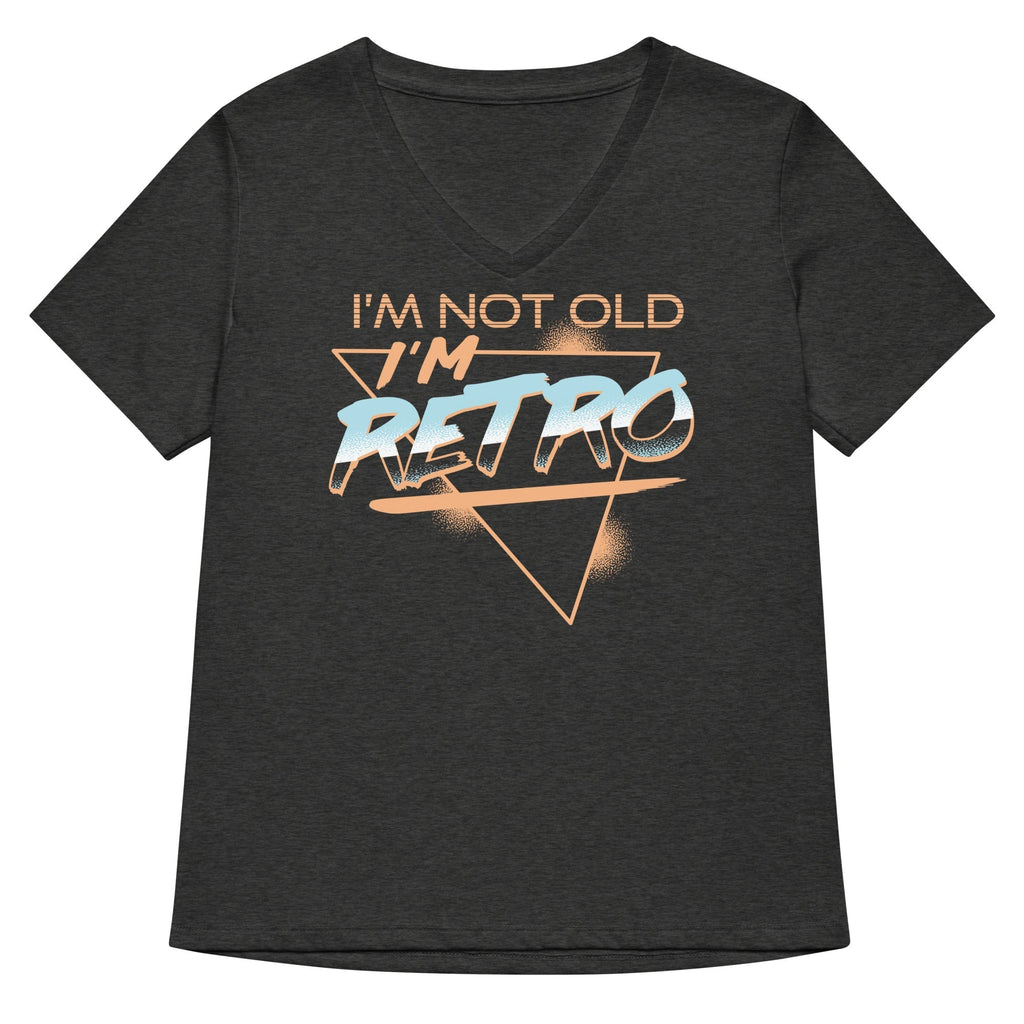 I'm Not Old I'm Retro Women's V-Neck Tee Hoodie, Sweatshirt | CoreVibeTees.com (Image 3)