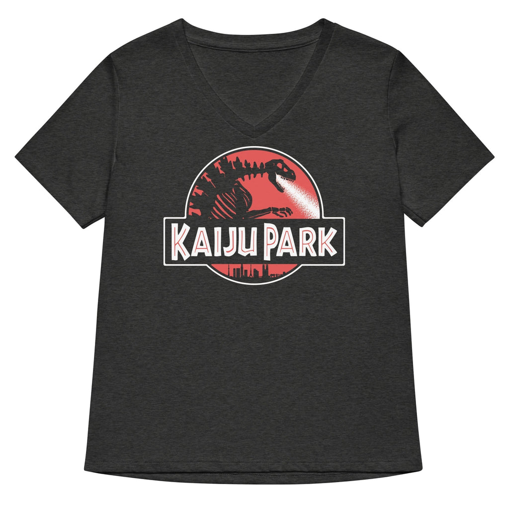 Kaiju Park Women's V-Neck Tee Hoodie, Sweatshirt | CoreVibeTees.com (Image 3)