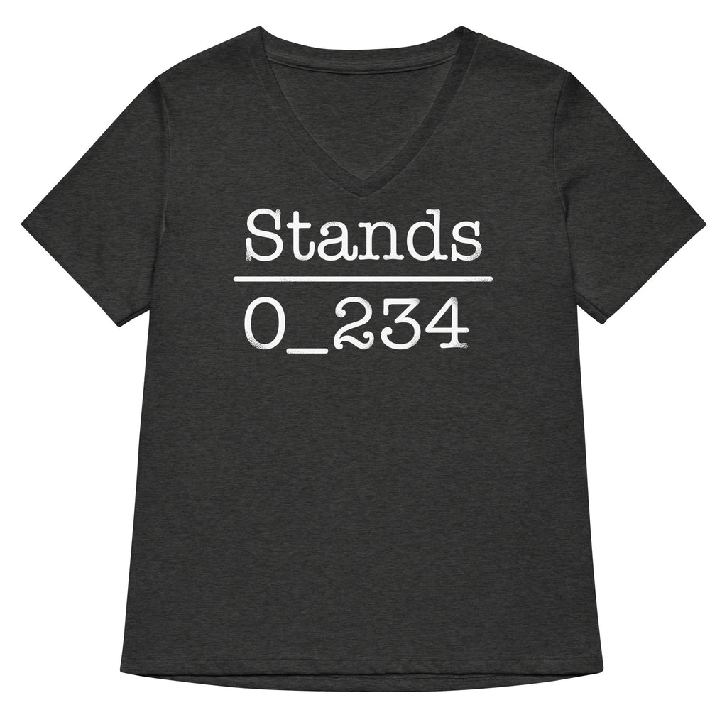 No 1 Under Stands Women's V-Neck Tee Hoodie, Sweatshirt | CoreVibeTees.com (Image 3)