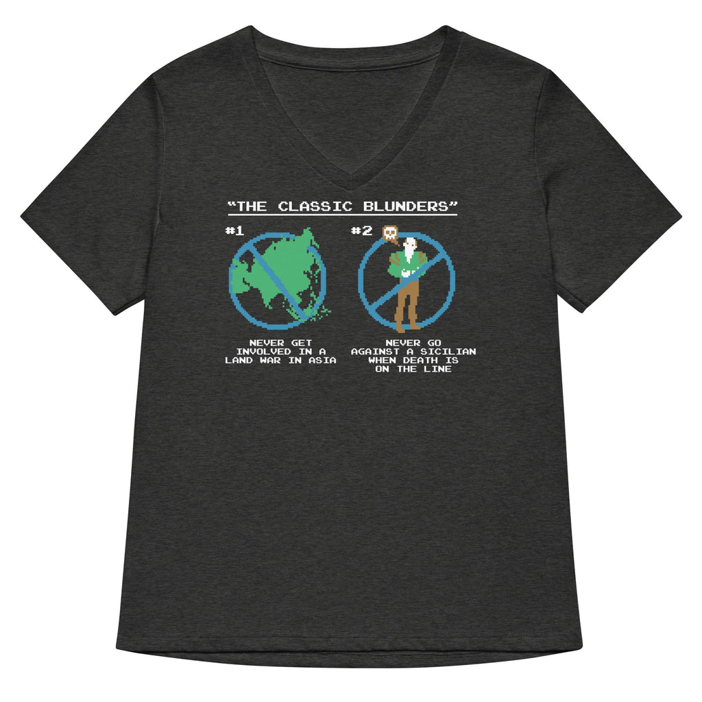 The Classic Blunders Women's V-Neck Tee Hoodie, Sweatshirt | CoreVibeTees.com (Image 3)