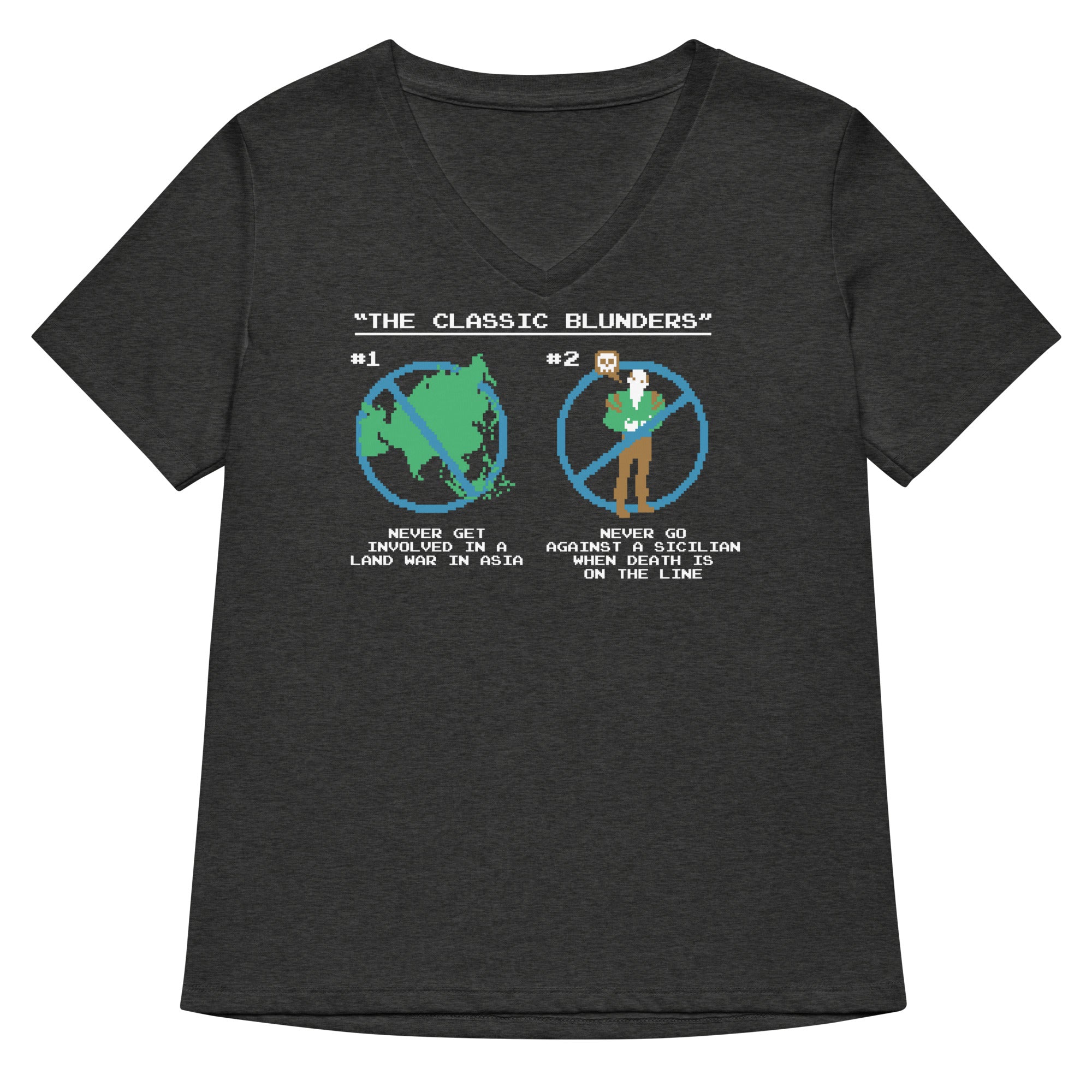 The Classic Blunders Women's V-Neck Tee Hoodie, Sweatshirt | CoreVibeTees.com (Image 3)