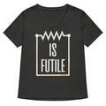 Resistor Is Futile Women's V-Neck Tee Hoodie, Sweatshirt | CoreVibeTees.com (Image 1)