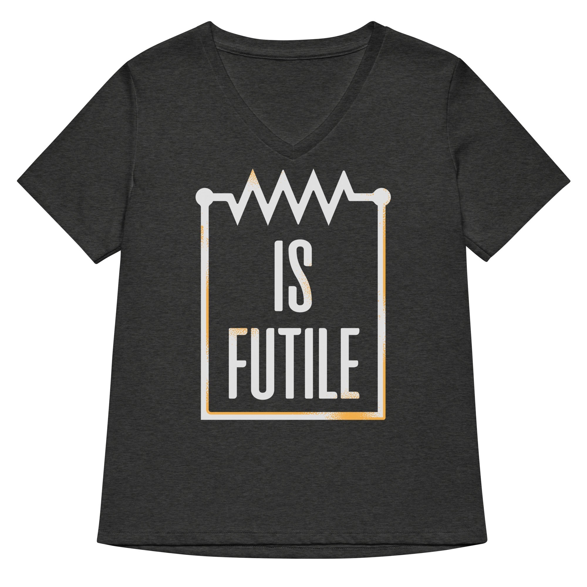 Resistor Is Futile Women's V-Neck Tee Hoodie, Sweatshirt | CoreVibeTees.com (Image 1)