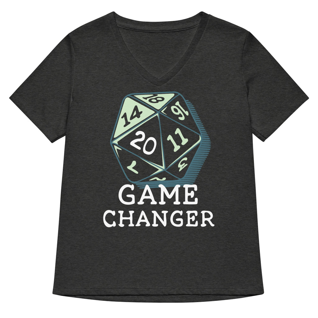 Game Changer Women's V-Neck Tee Hoodie, Sweatshirt | CoreVibeTees.com (Image 4)
