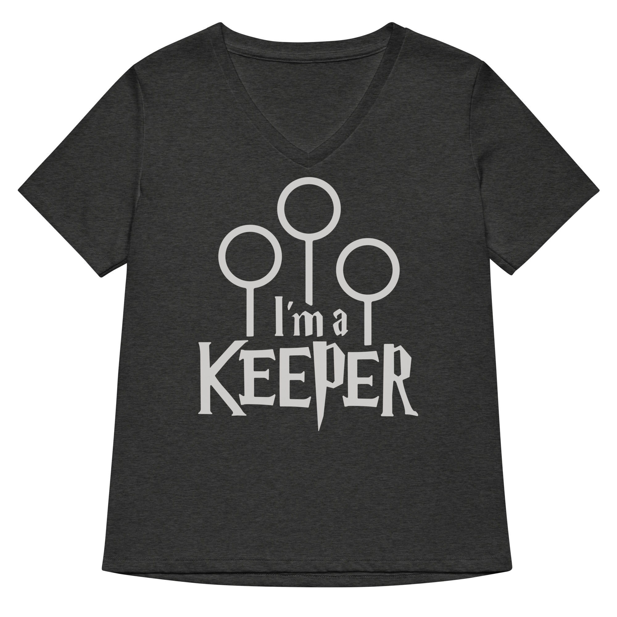 I'm A Keeper Women's V-Neck Tee Hoodie, Sweatshirt | CoreVibeTees.com (Image 3)