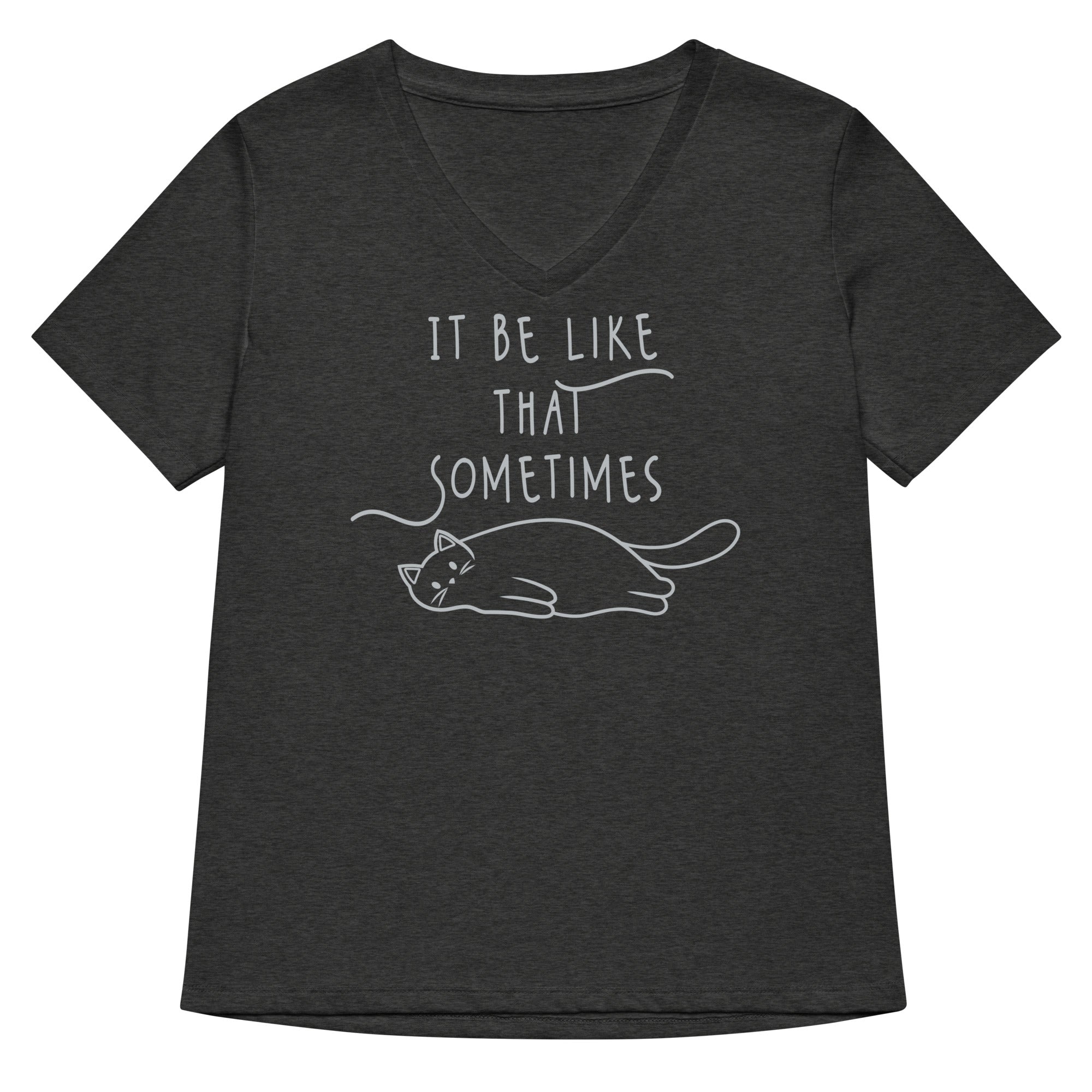It Be Like That Sometimes Women's V-Neck Tee Hoodie, Sweatshirt | CoreVibeTees.com (Image 3)