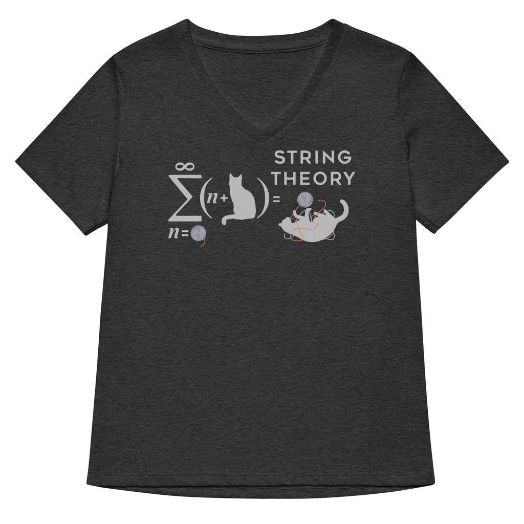 String Theory Women's V-Neck Tee Hoodie, Sweatshirt | CoreVibeTees.com (Image 3)