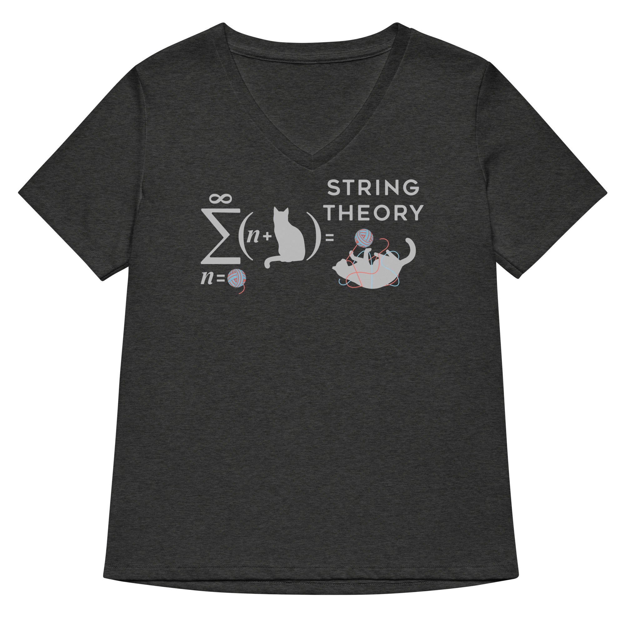 String Theory Women's V-Neck Tee Hoodie, Sweatshirt | CoreVibeTees.com (Image 3)