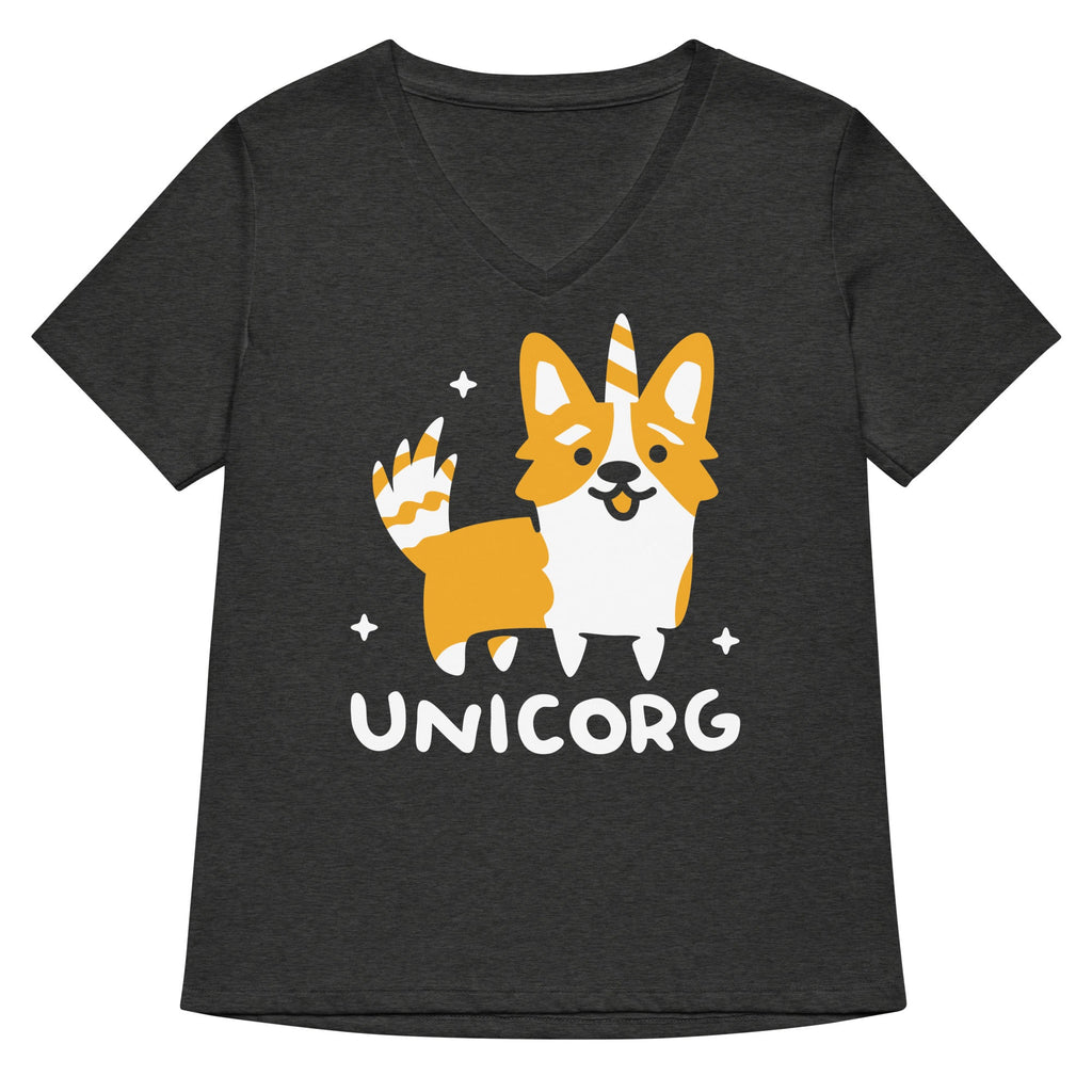 Unicorg Women's V-Neck Tee Hoodie, Sweatshirt | CoreVibeTees.com (Image 3)