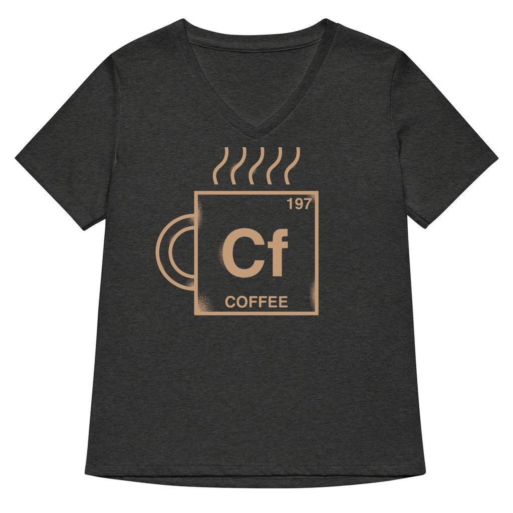 Coffee Element Women's V-Neck Tee Hoodie, Sweatshirt | CoreVibeTees.com (Image 3)
