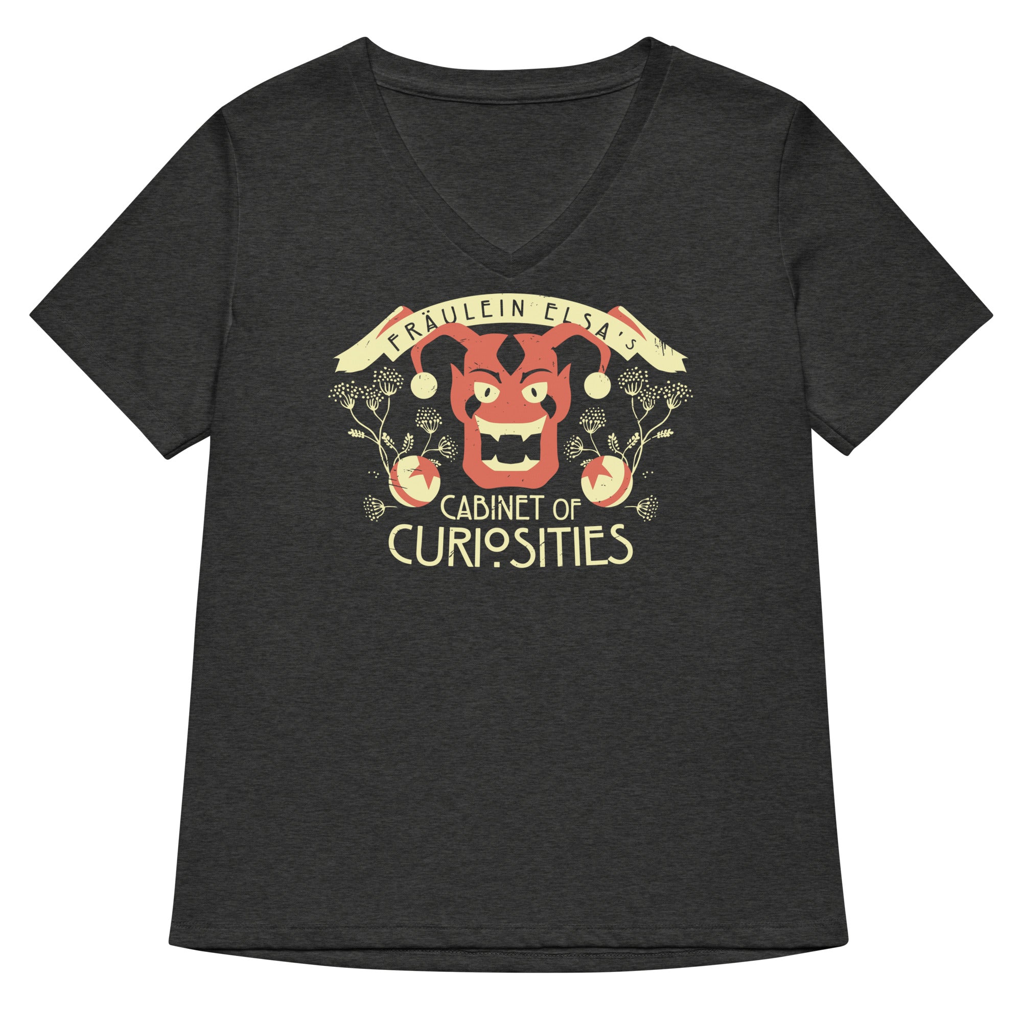 Cabinet Of Curiosities Women's V-Neck Tee Hoodie, Sweatshirt | CoreVibeTees.com (Image 2)