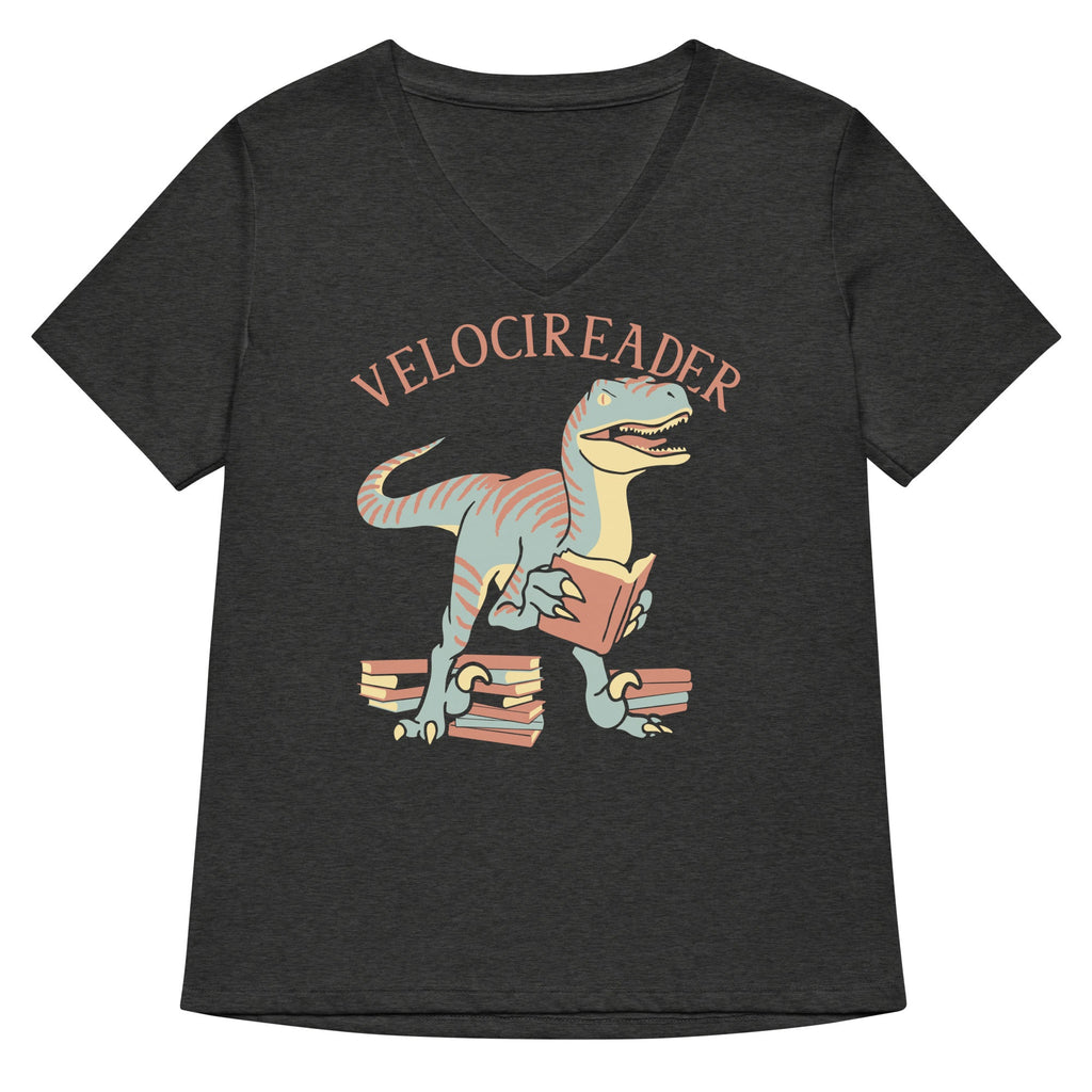 Velocireader Women's V-Neck Tee Hoodie, Sweatshirt | CoreVibeTees.com (Image 3)