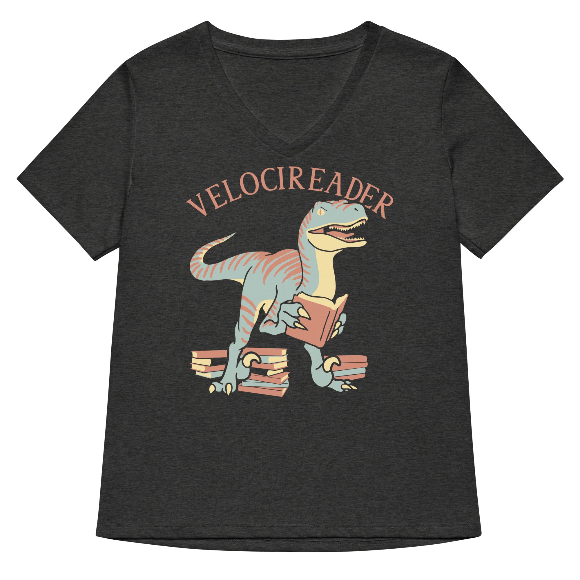 Velocireader Women's V-Neck Tee Hoodie, Sweatshirt | CoreVibeTees.com (Image 3)