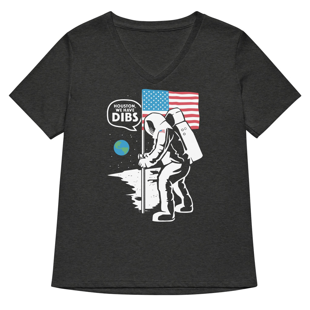 We Have Dibs Women's V-Neck Tee Hoodie, Sweatshirt | CoreVibeTees.com (Image 3)
