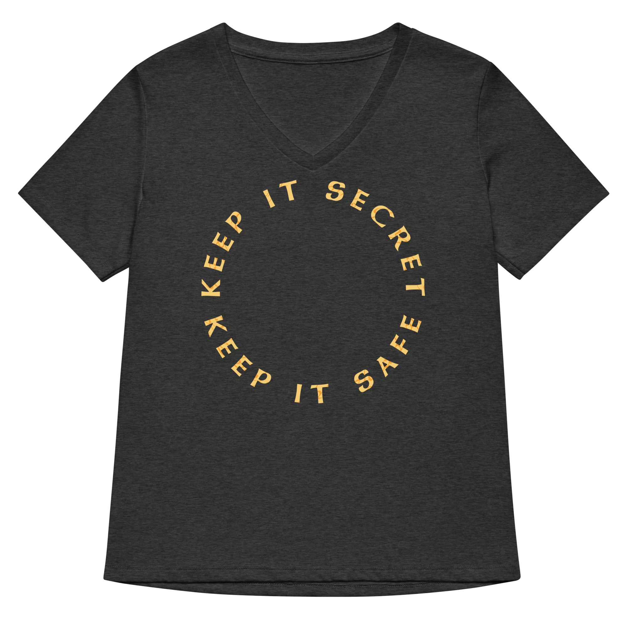 Keep It Secret Keep It Safe Women's V-Neck Tee Hoodie, Sweatshirt | CoreVibeTees.com (Image 3)
