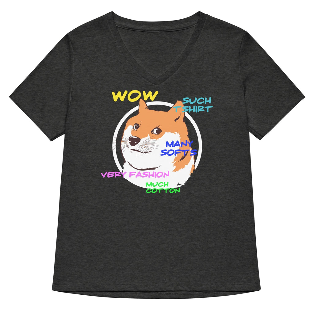 Doge Shirt Women's V-Neck Tee Hoodie, Sweatshirt | CoreVibeTees.com (Image 3)