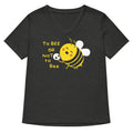 To Bee Or Not To Bee Women's V-Neck Tee Hoodie, Sweatshirt | CoreVibeTees.com (Image 1)
