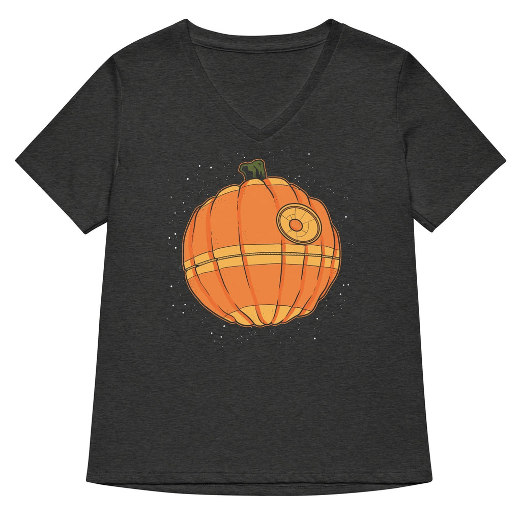 That's No Pumpkin Women's V-Neck Tee Hoodie, Sweatshirt | CoreVibeTees.com (Image 2)