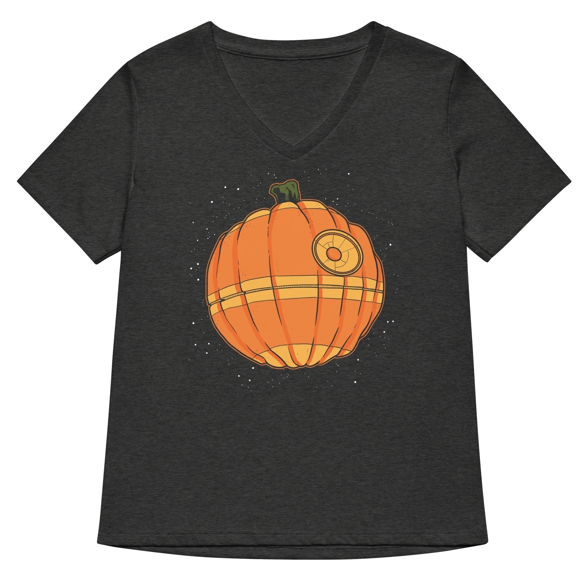 That's No Pumpkin Women's V-Neck Tee Hoodie, Sweatshirt | CoreVibeTees.com (Image 2)
