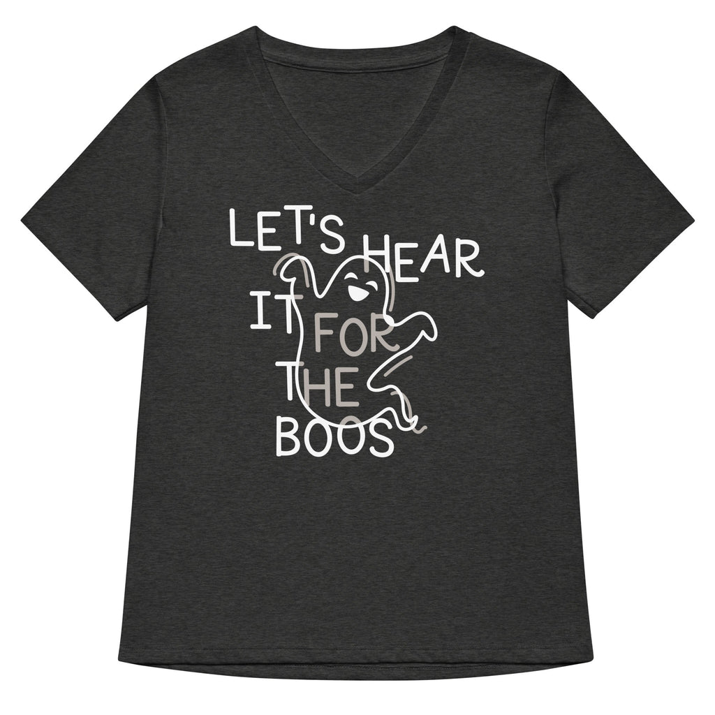 Let's Hear It For The Boos Women's V-Neck Tee Hoodie, Sweatshirt | CoreVibeTees.com (Image 3)