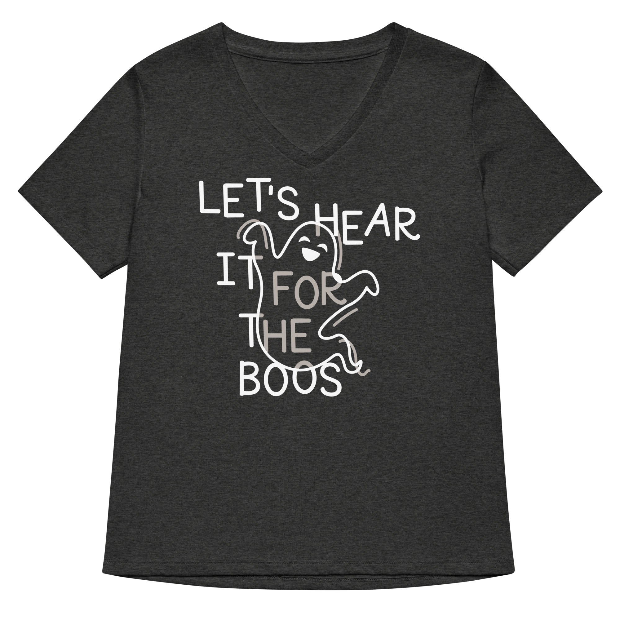 Let's Hear It For The Boos Women's V-Neck Tee Hoodie, Sweatshirt | CoreVibeTees.com (Image 3)