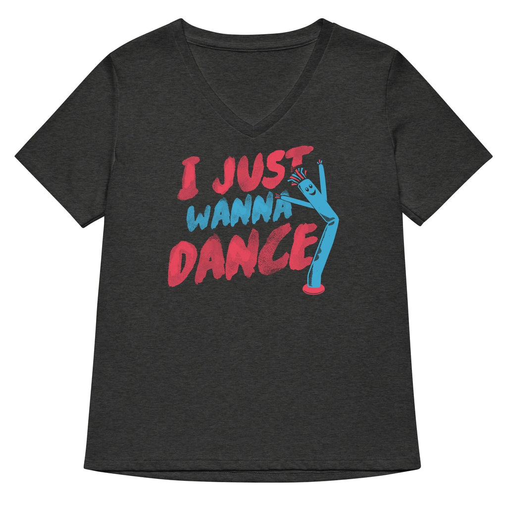 I Just Wanna Dance Women's V-Neck Tee Hoodie, Sweatshirt | CoreVibeTees.com (Image 2)