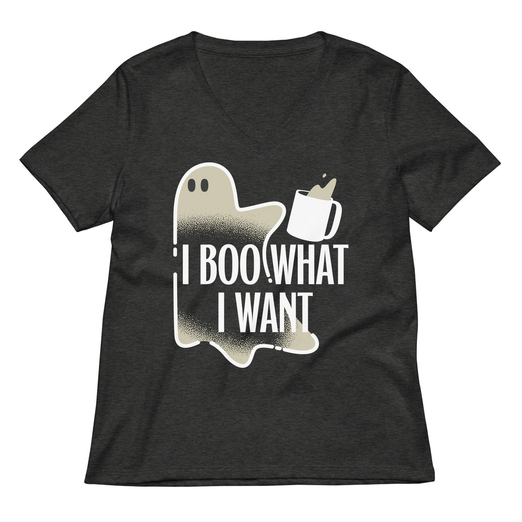I Boo What I Want Women's V-Neck Tee Hoodie, Sweatshirt | CoreVibeTees.com (Image 3)