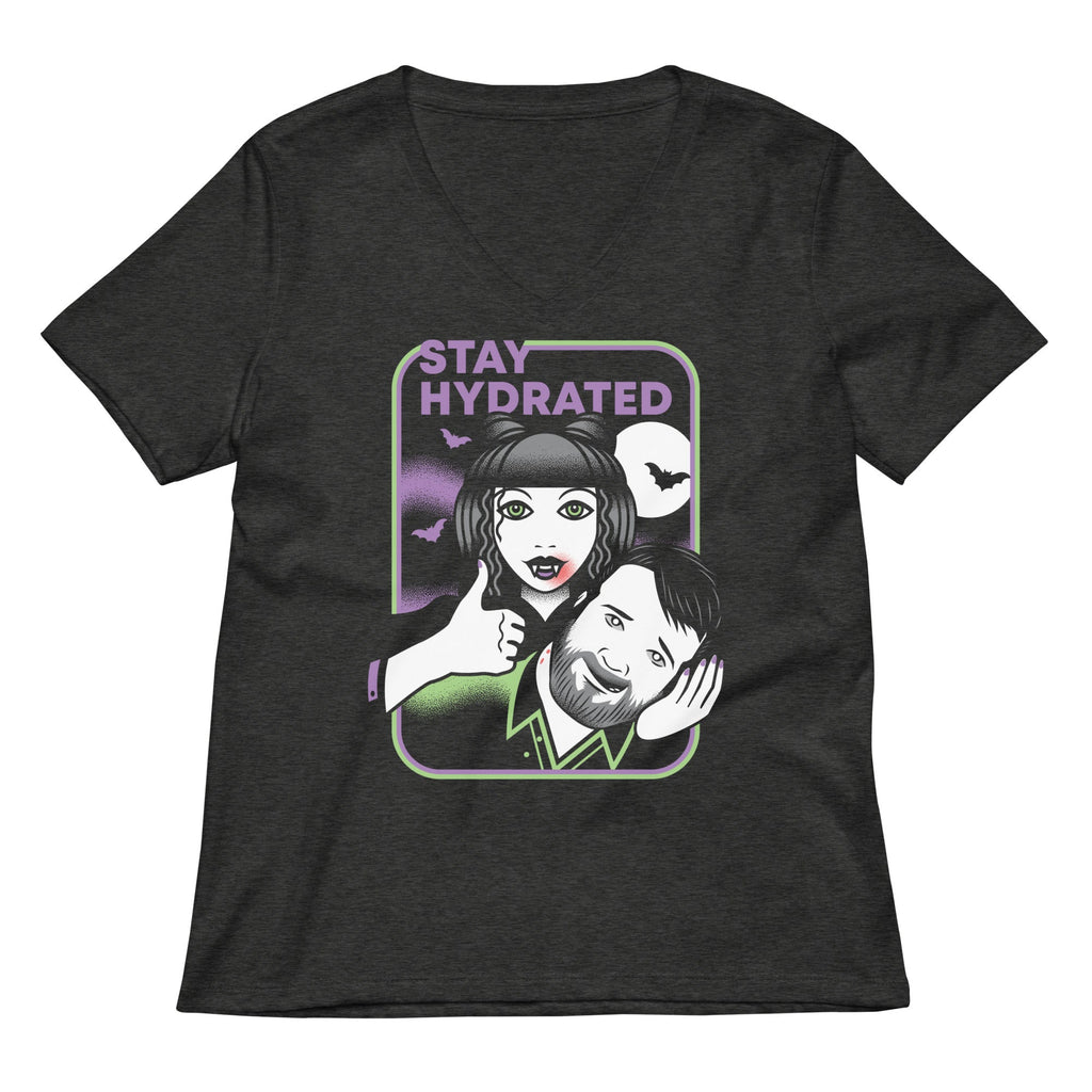 Stay Hydrated Women's V-Neck Tee Hoodie, Sweatshirt | CoreVibeTees.com (Image 3)