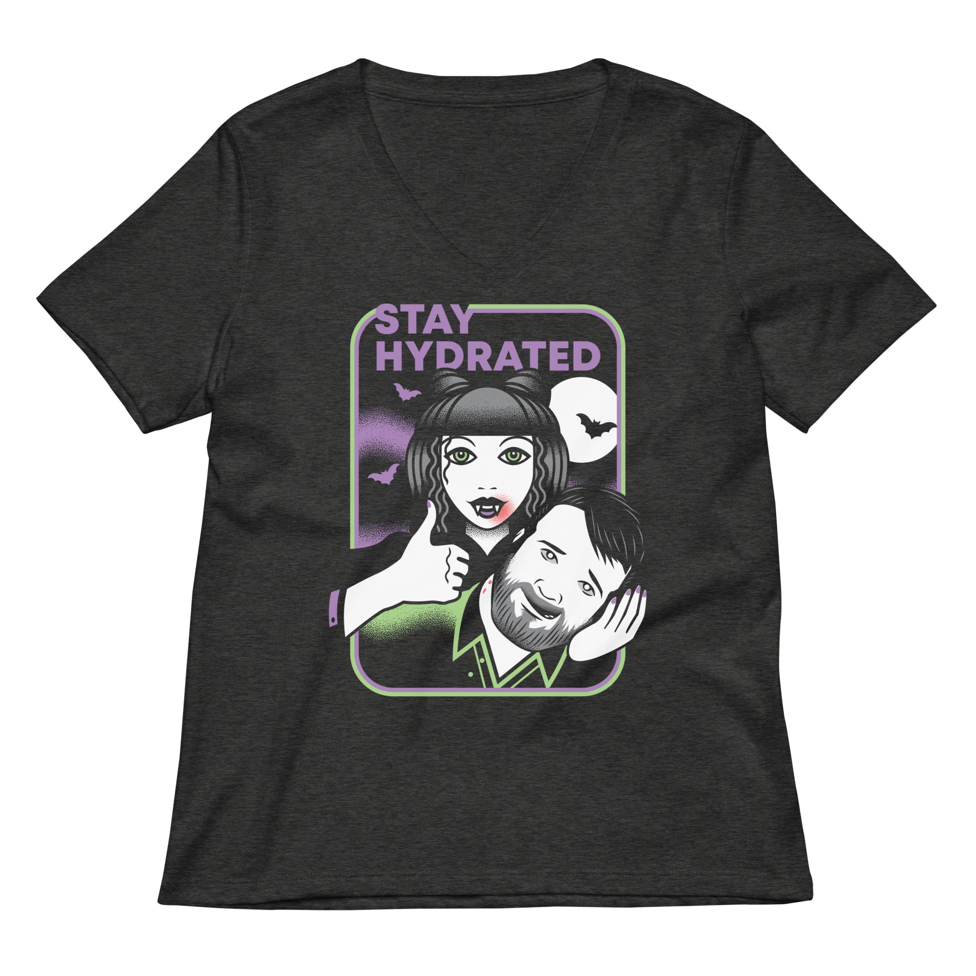 Stay Hydrated Women's V-Neck Tee Hoodie, Sweatshirt | CoreVibeTees.com (Image 3)