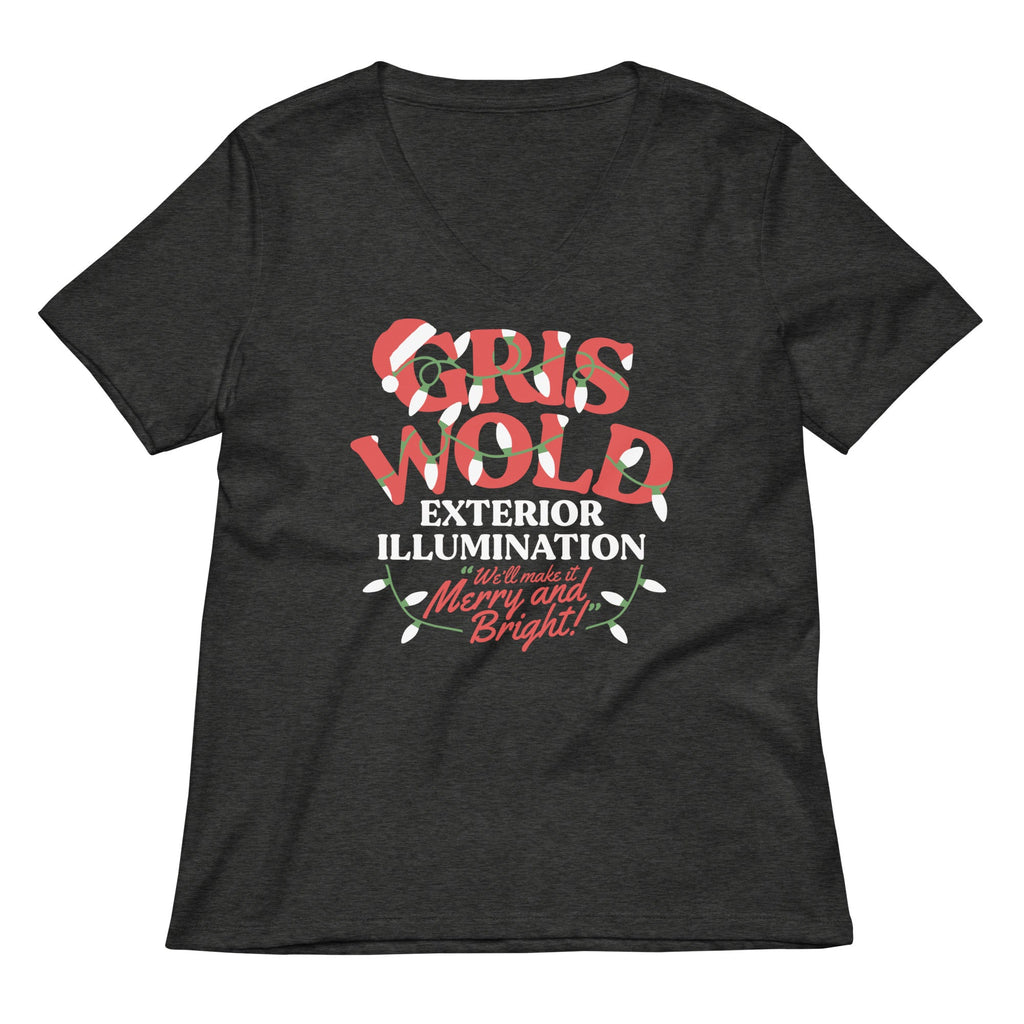 Griswold Exterior Illumination Women's V-Neck Tee Hoodie, Sweatshirt | CoreVibeTees.com (Image 1)
