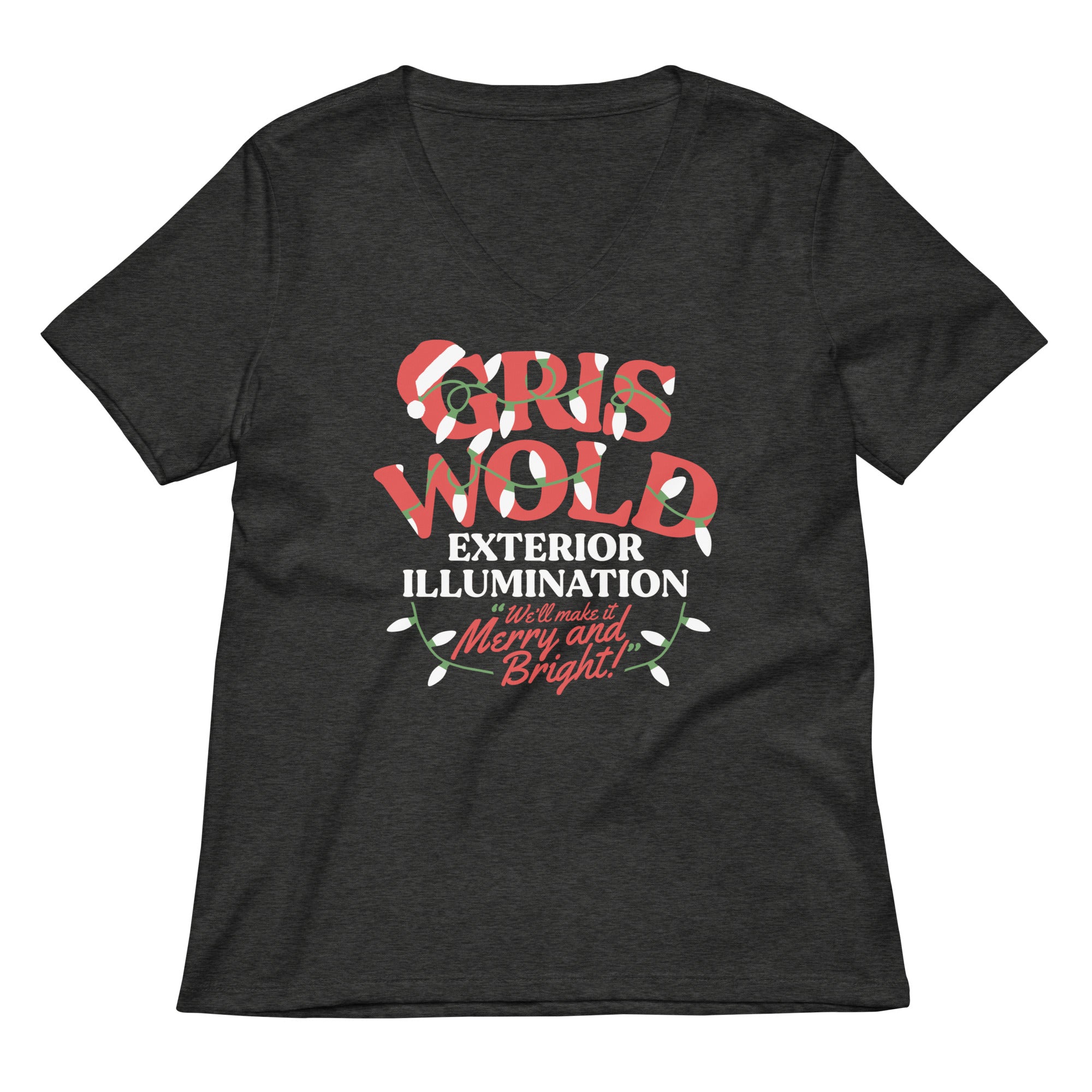 Griswold Exterior Illumination Women's V-Neck Tee Hoodie, Sweatshirt | CoreVibeTees.com (Image 1)
